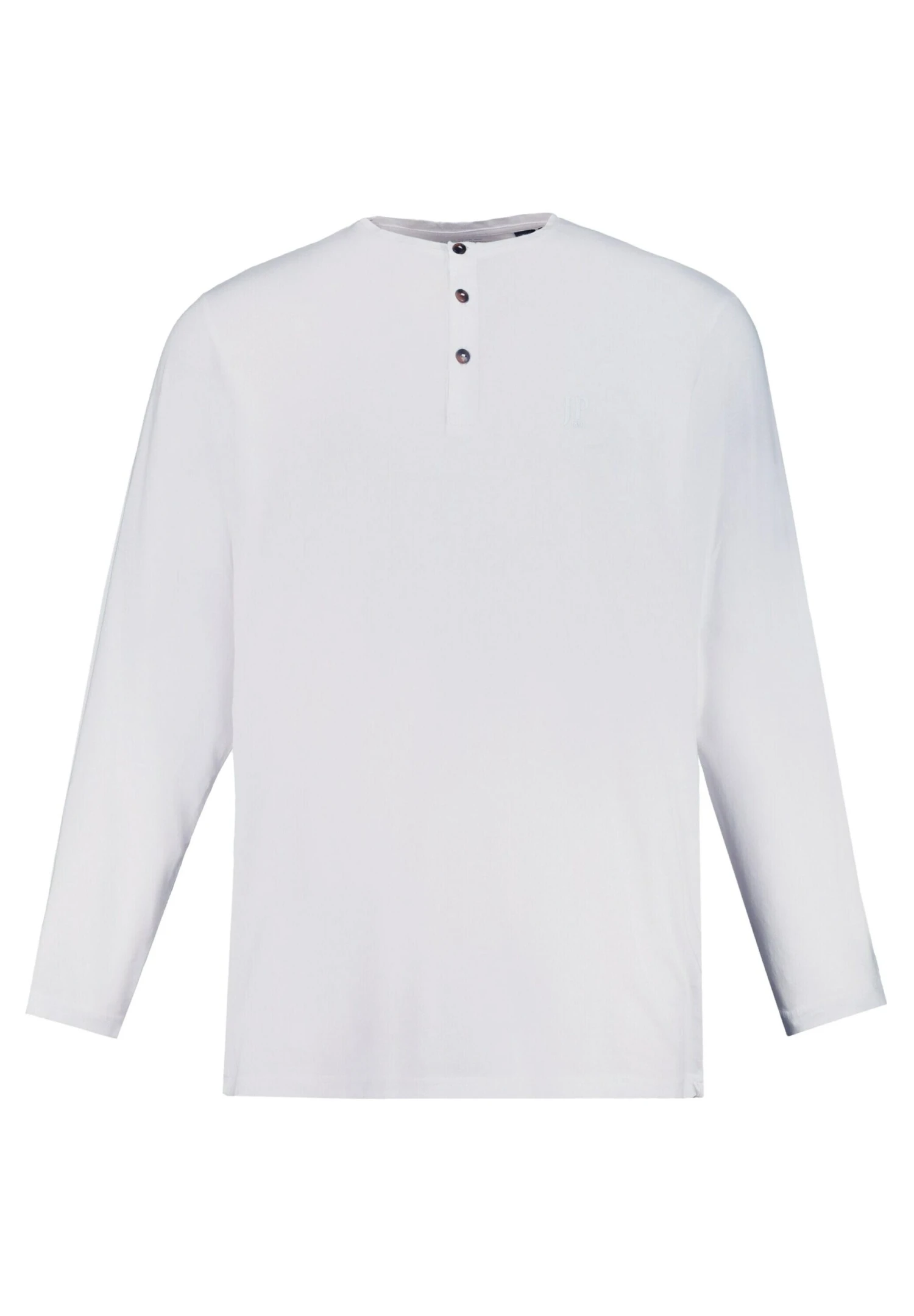 JP1880 Henley- Longsleeve - Snow White 2 JP1880 Henley- Longsleeve - Snow White - Afbeelding 2