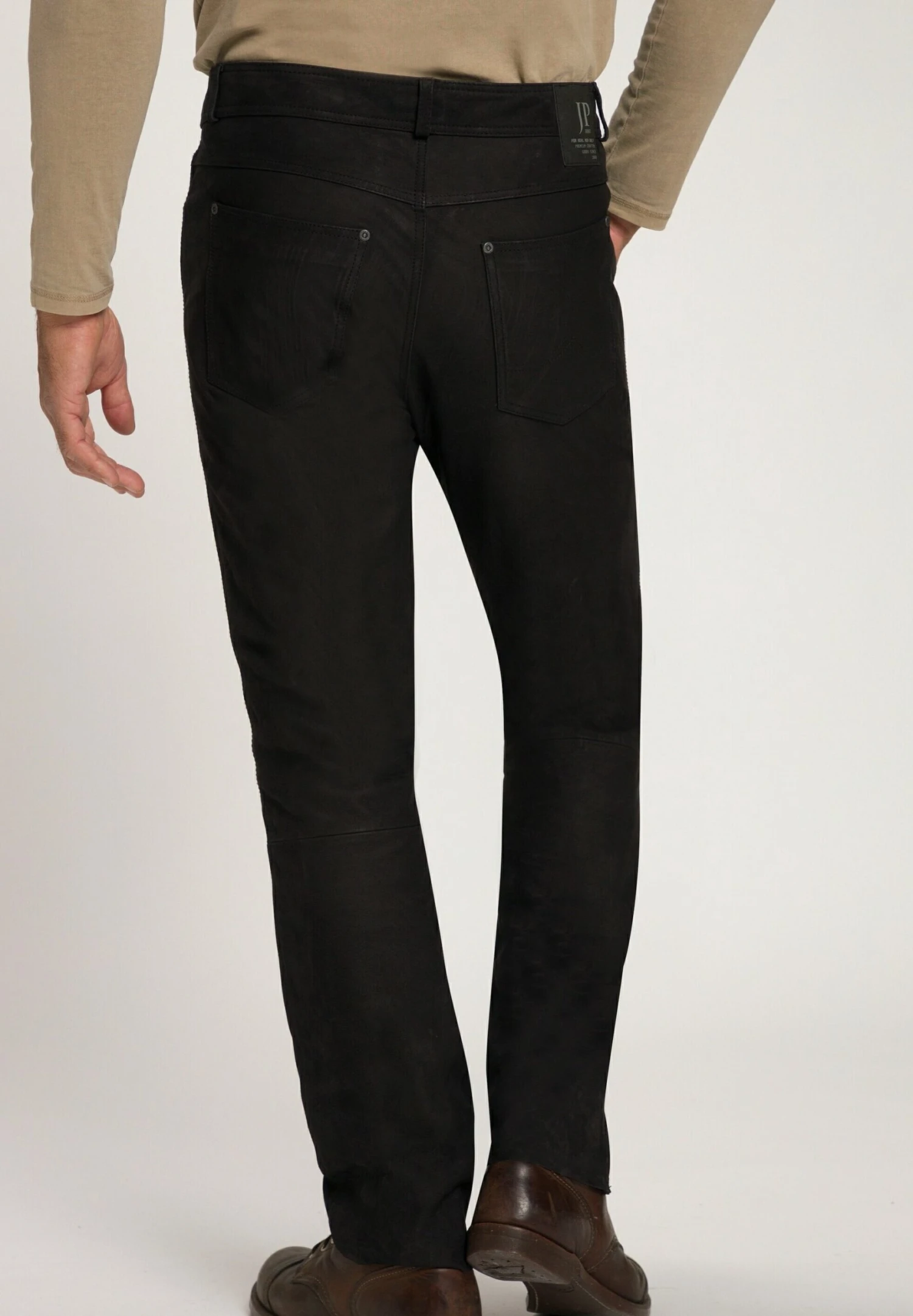 JP1880 Leren Broek - Noir 2 JP1880 Leren Broek - Noir - Afbeelding 2