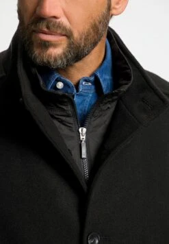 JP1880 Halflange Jas - Noir -JP1880 Winkel 7a6b4f0587574318a518fc0b00b1068e