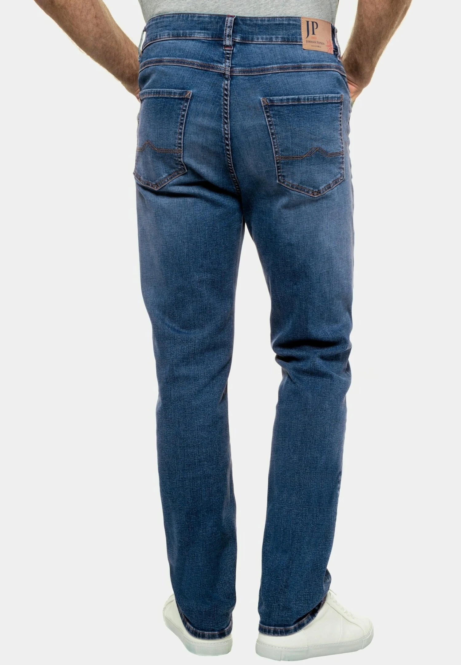 JP1880 Flexnamic - Straight Leg Jeans - Blue Stone 2 JP1880 Flexnamic - Straight Leg Jeans - Blue Stone - Afbeelding 2