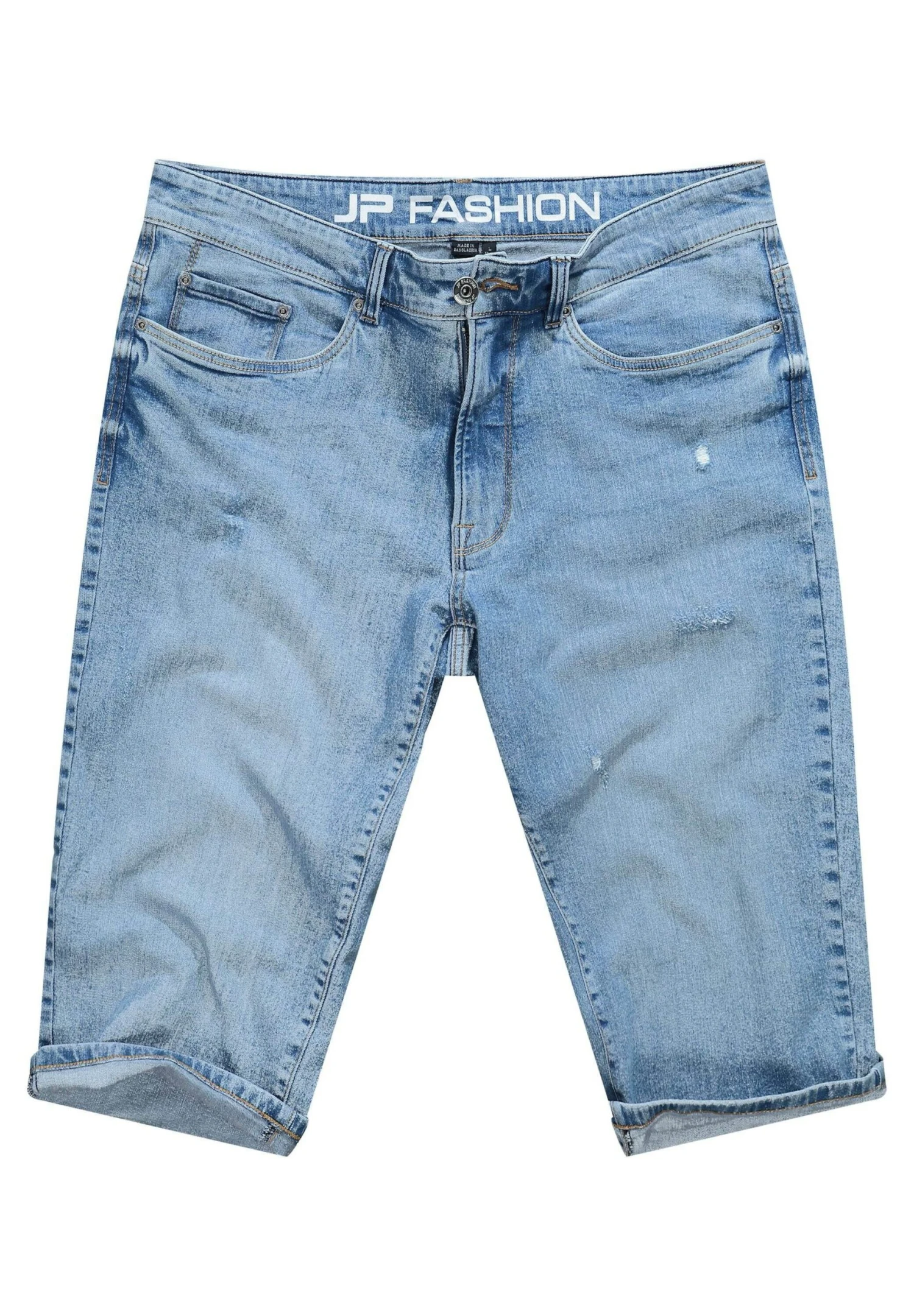 JP1880 3 4-Powerstretch 5-Pocket - Jeansshort - Light Blue 4 JP1880 3 4-Powerstretch 5-Pocket - Jeansshort - Light Blue - Afbeelding 4