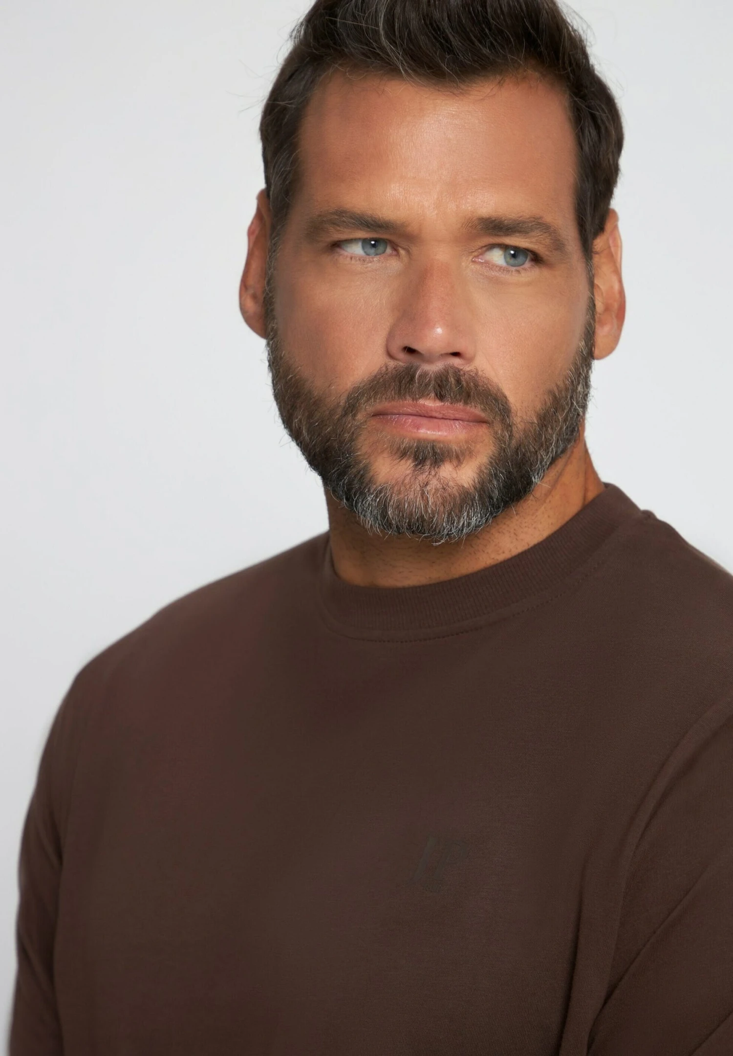 JP1880 Grössen Bis Langarms Mi - Sweater - Espresso 2 JP1880 Grössen Bis Langarms Mi - Sweater - Espresso - Afbeelding 2