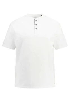JP1880 Henley Halbarm Rundhals Knopfleisten Print - T-Shirt Basic - Schneeweiß 5 JP1880 Henley Halbarm Rundhals Knopfleisten Print - T-Shirt Basic - Schneeweiß -JP1880 Winkel 83be80643d914b089e5b7862c1eeff97