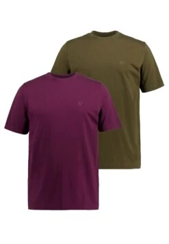 JP1880 T-Shirt Basic - Aubergine 7 JP1880 T-Shirt Basic - Aubergine -JP1880 Winkel 8795e9e116b3453d8bfcf1325328eff1