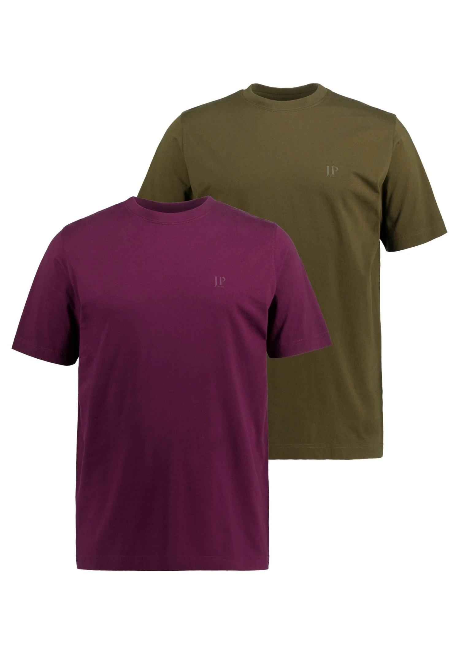 JP1880 T-Shirt Basic - Aubergine 3 JP1880 T-Shirt Basic - Aubergine - Afbeelding 3