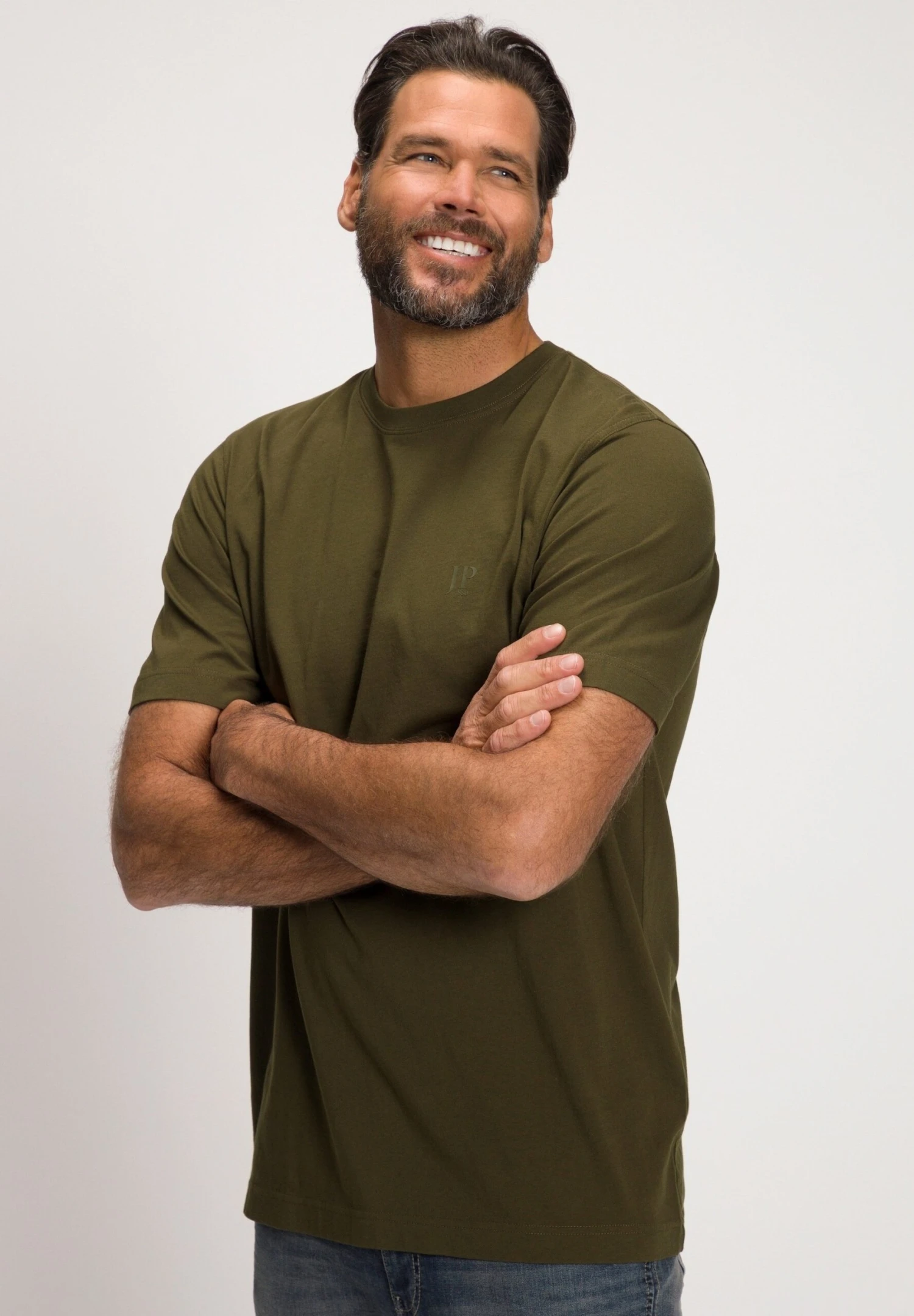 JP1880 T-Shirt Basic - Aubergine 2 JP1880 T-Shirt Basic - Aubergine - Afbeelding 2