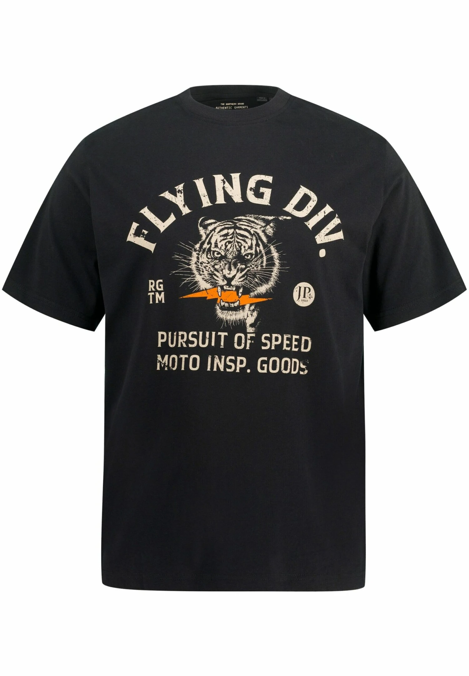 JP1880 A Manches CourtesCol Rond Et Flying Div - T-Shirt Print - Noir 3 JP1880 A Manches CourtesCol Rond Et Flying Div - T-Shirt Print - Noir - Afbeelding 3