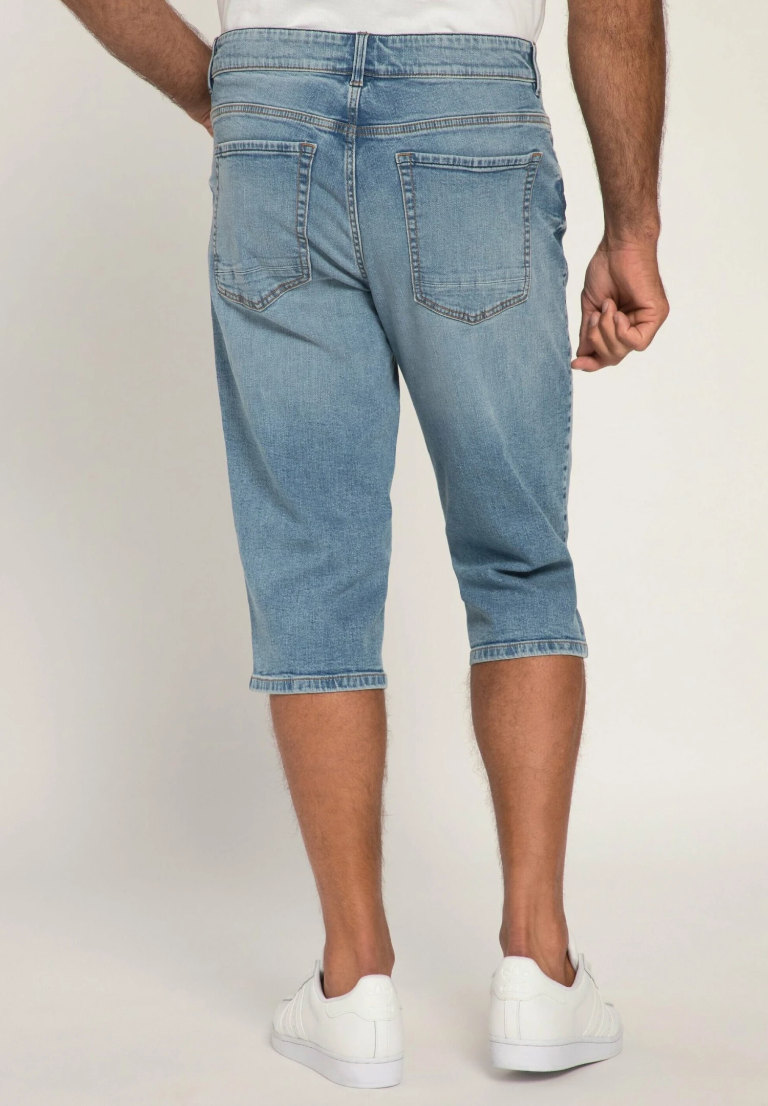 JP1880 3 4-Powerstretch 5-Pocket - Jeansshort - Light Blue 2 JP1880 3 4-Powerstretch 5-Pocket - Jeansshort - Light Blue - Afbeelding 2