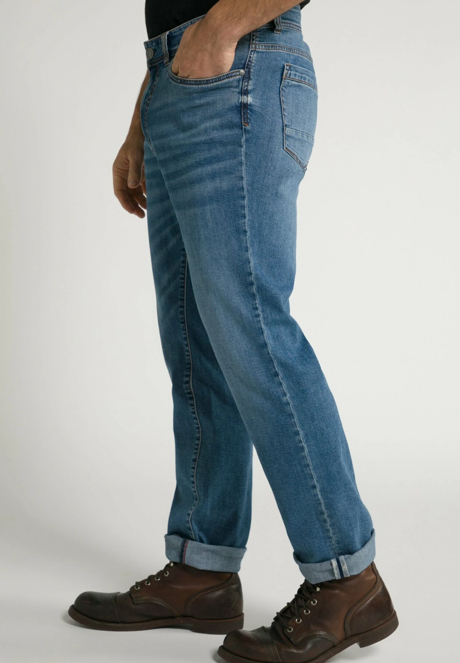 JP1880 Straight Leg Jeans - Light Blue 3 JP1880 Straight Leg Jeans - Light Blue - Afbeelding 3