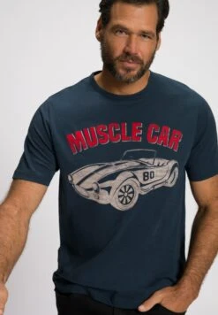 JP1880 T-Shirt Print - Mat Nachtblauw