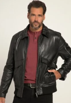 JP1880 Premium Avec Col De Chemi - Leren Jas - Noir -JP1880 Winkel 93534210d32148a489d65b5889b96682