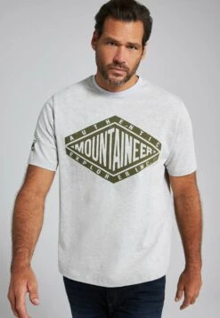 JP1880 T-Shirt Print - Natur Melange