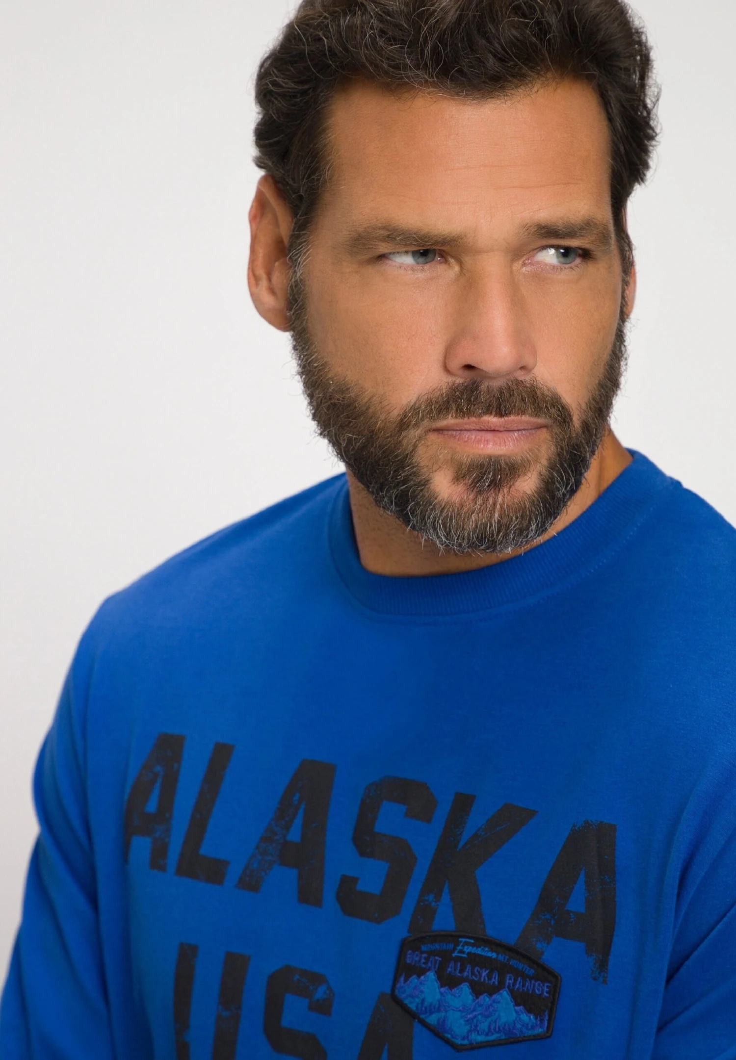 JP1880 Longsleeve - Bleu Cobalt 2 JP1880 Longsleeve - Bleu Cobalt - Afbeelding 2