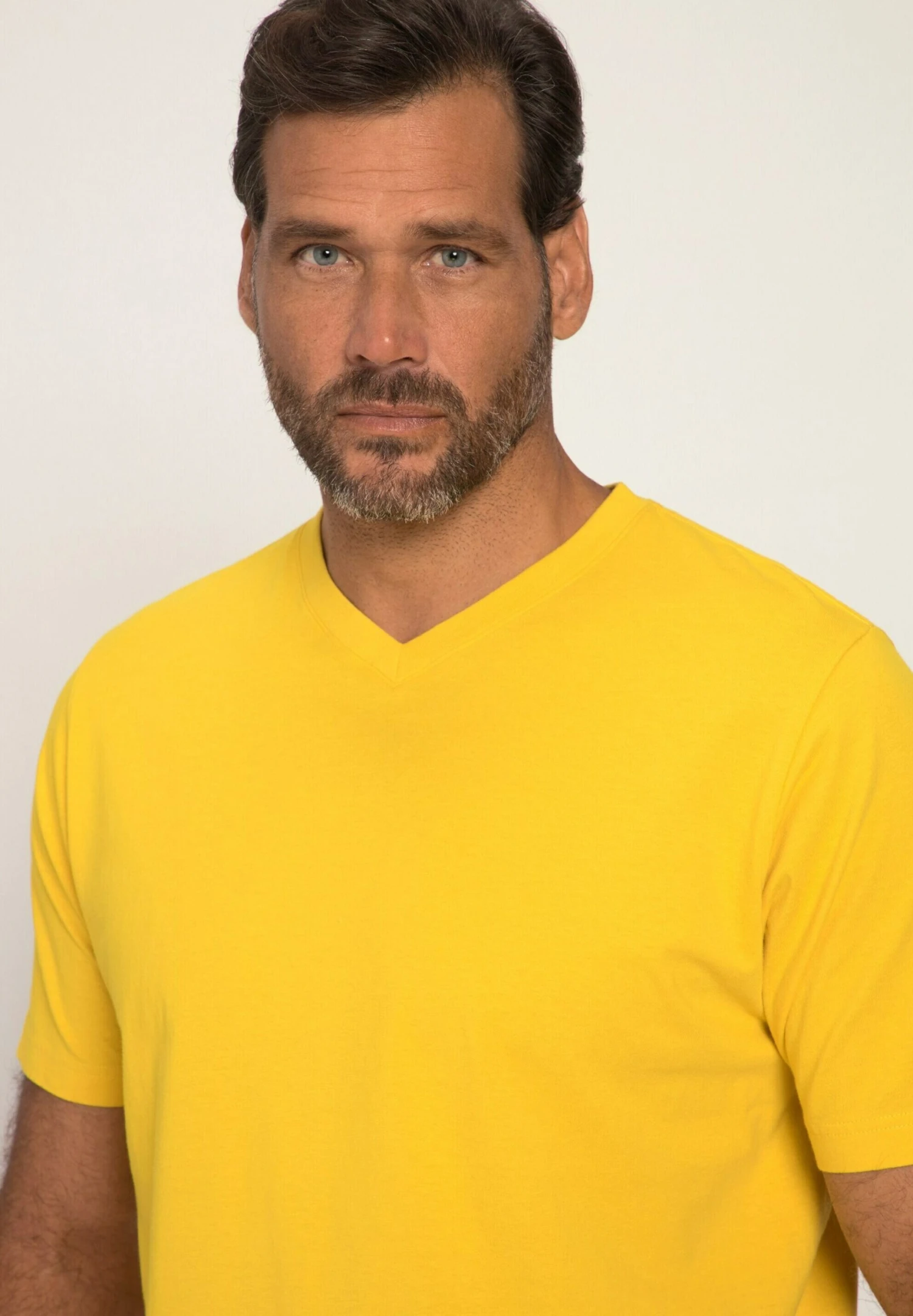 JP1880 Grosse Grössen Bis - T-Shirt Basic - Geel 2 JP1880 Grosse Grössen Bis - T-Shirt Basic - Geel - Afbeelding 2