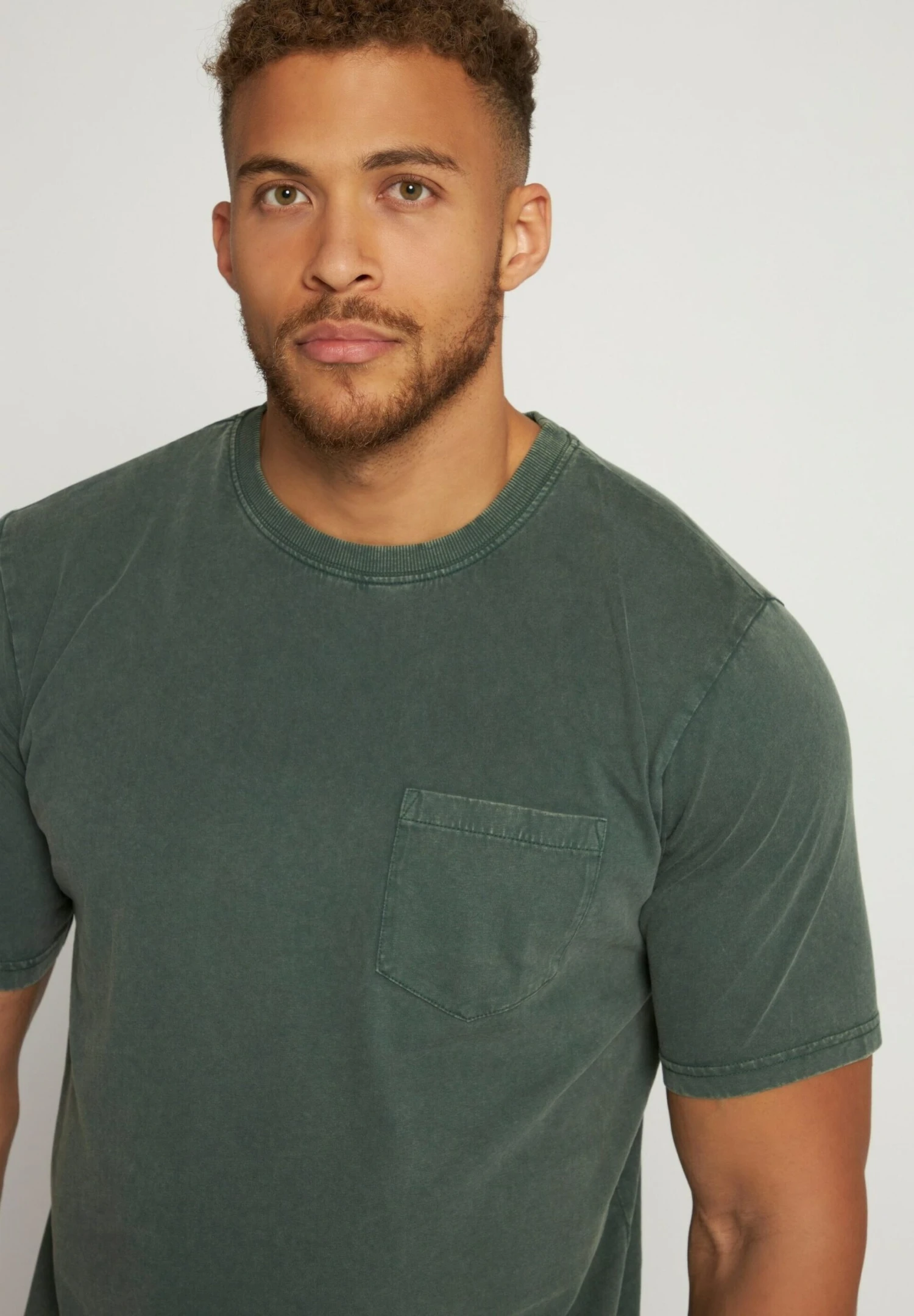 JP1880 T-Shirt Basic - Trübes Grün 2 JP1880 T-Shirt Basic - Trübes Grün - Afbeelding 2