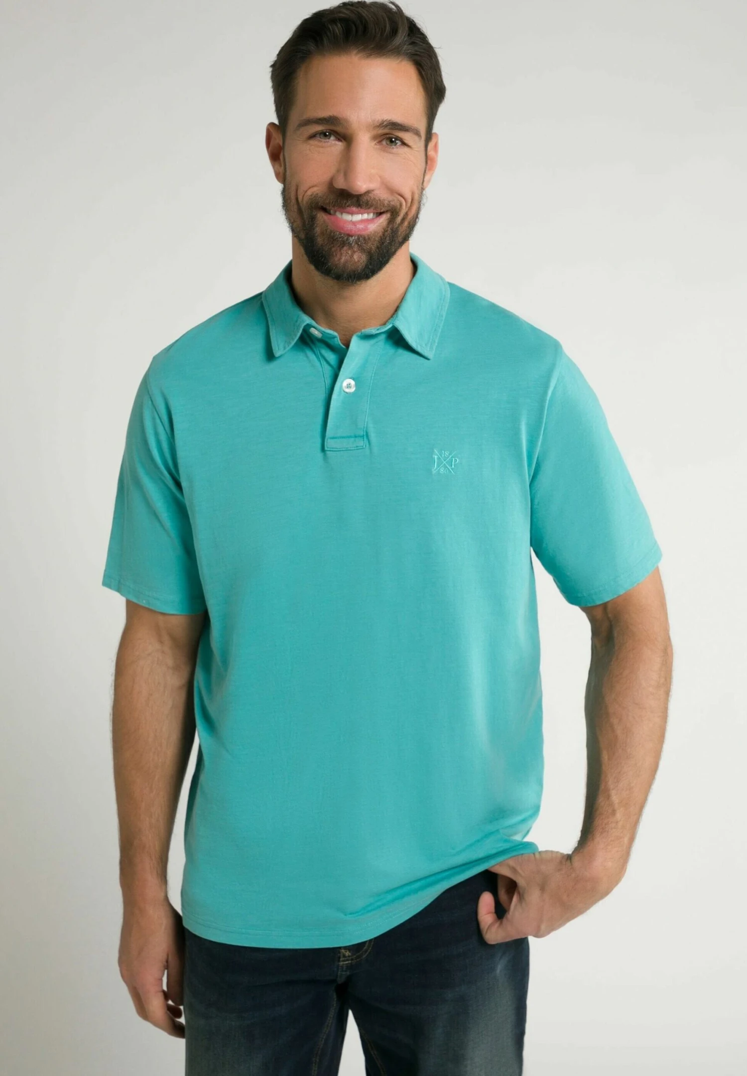 JP1880 Poloshirt - Türkisgrün 1 JP1880 Poloshirt - Türkisgrün