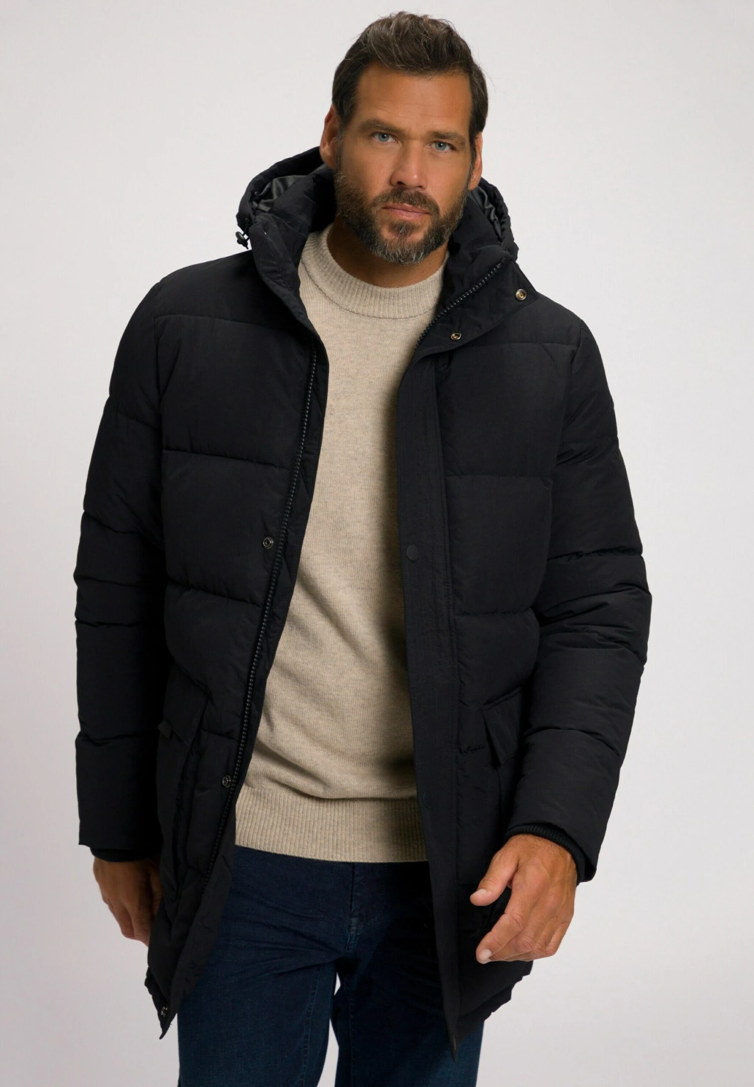 JP1880 Casual- Winterjas - Black 1 JP1880 Casual- Winterjas - Black