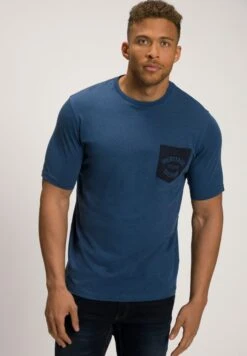 JP1880 T-Shirt Print - Blue Denim