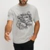 JP1880 T-Shirt Print - Grey Melange -JP1880 Winkel a5faf7465a114cff8cc878ff24a793ce