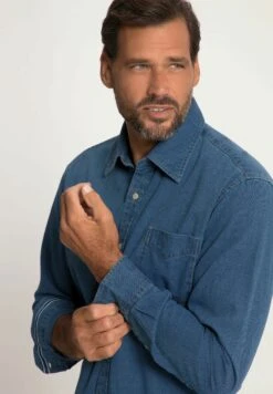 JP1880 Modern Fit - Overhemd - Blue Denim -JP1880 Winkel a7e684b682b747c193f6bc5355d60ace