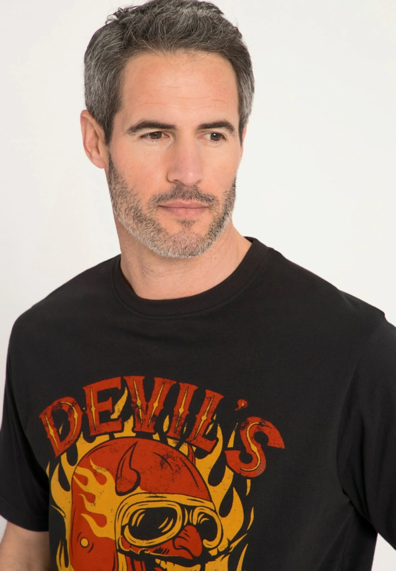 JP1880 T-Shirt Print - Zwart 2 JP1880 T-Shirt Print - Zwart - Afbeelding 2