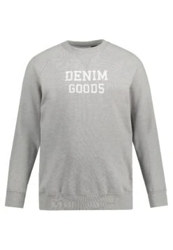JP1880 Sweater - Grey Melange -JP1880 Winkel a99c0efdbe33459791156e425d652946