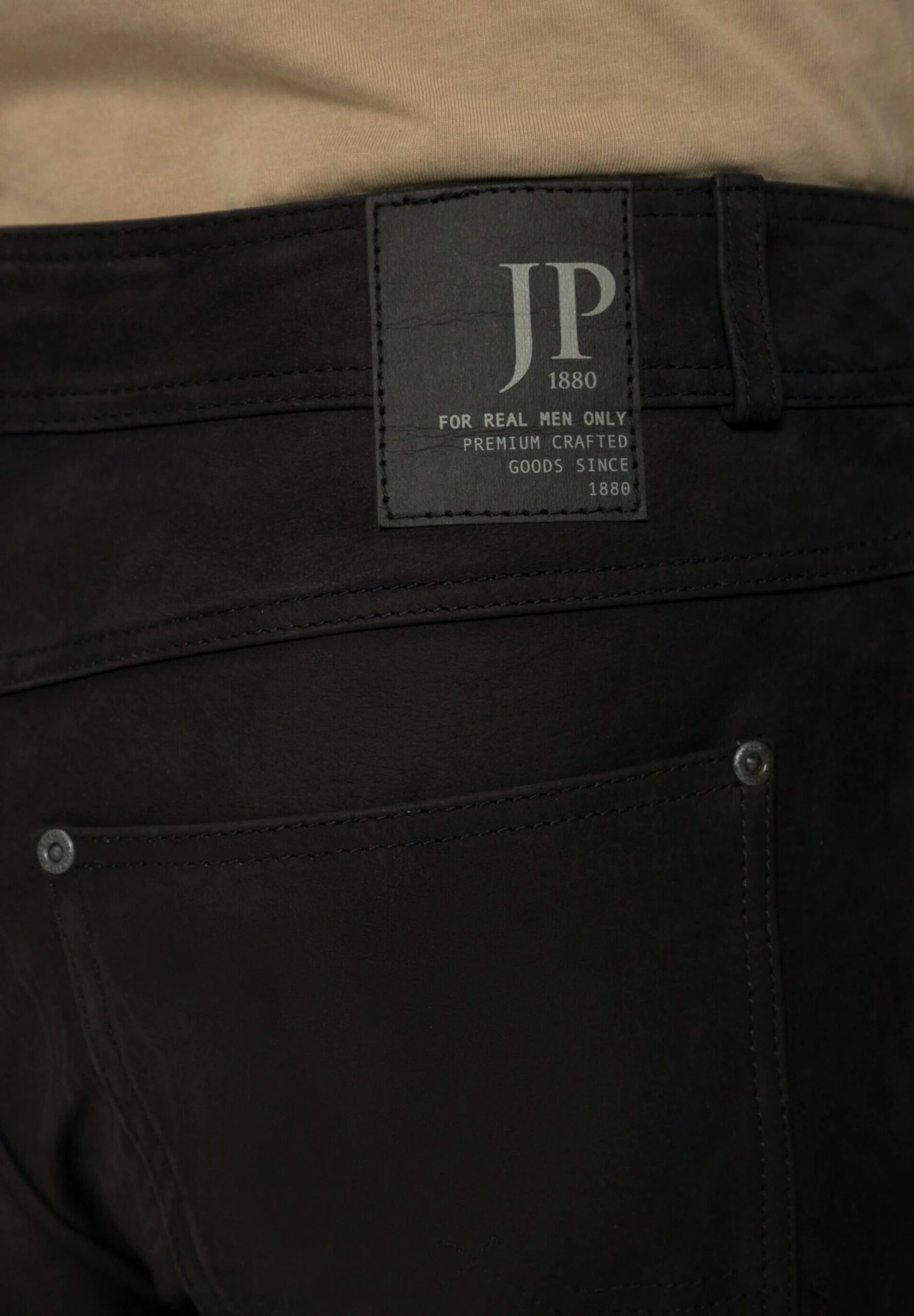 JP1880 Leren Broek - Noir 5 JP1880 Leren Broek - Noir - Afbeelding 5