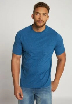 JP1880 Pocket Detail - T-Shirt Basic - Medium Blue