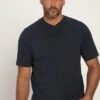 JP1880 Korte MouwenV-Hals Gevlamde- T-Shirt Basic - Navy Blau -JP1880 Winkel ae7cf262c11b4d0c9d188be7191ce4bc