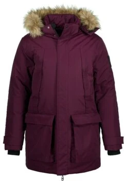 JP1880 With Hood - Parka - Aubergine -JP1880 Winkel af75359dfdf749cd90d0e74fbed7bfe3