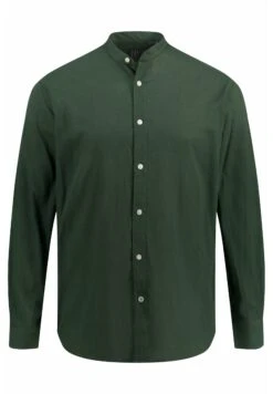 JP1880 Langarm -Qualität Stehkragen Modern Fit - Overhemd - Schwarzolive -JP1880 Winkel b37d4f16c7334f96829f55d11d6d5e08