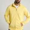 JP1880 Sweater Met Rits - Hellgelb