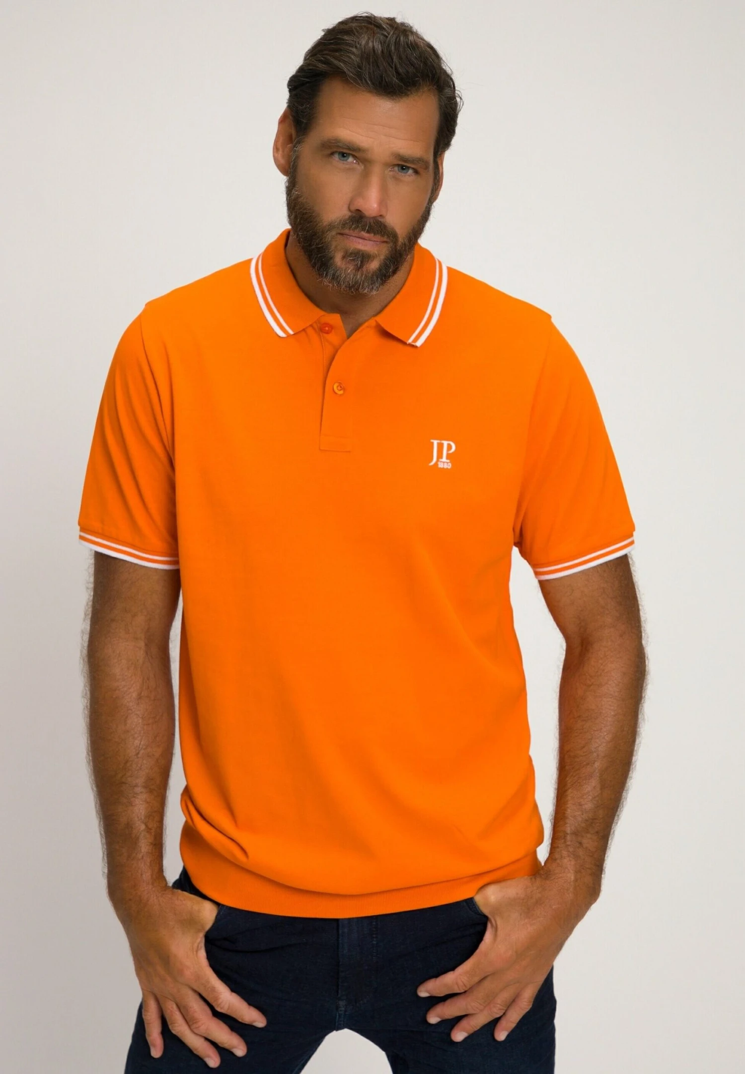 JP1880 Poloshirt - Orange 1 JP1880 Poloshirt - Orange