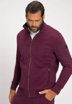 JP1880 Sweater Met Rits - Aubergine