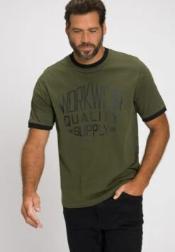 JP1880 T-Shirt Print - Oliv