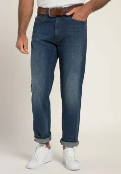 JP1880 Powerstrech 5-Pocket Regular Fit - Straight Leg Jeans - Dark Blue Denim -JP1880 Winkel c455bbfbc9af44ebb8fe9c86d656ccdd