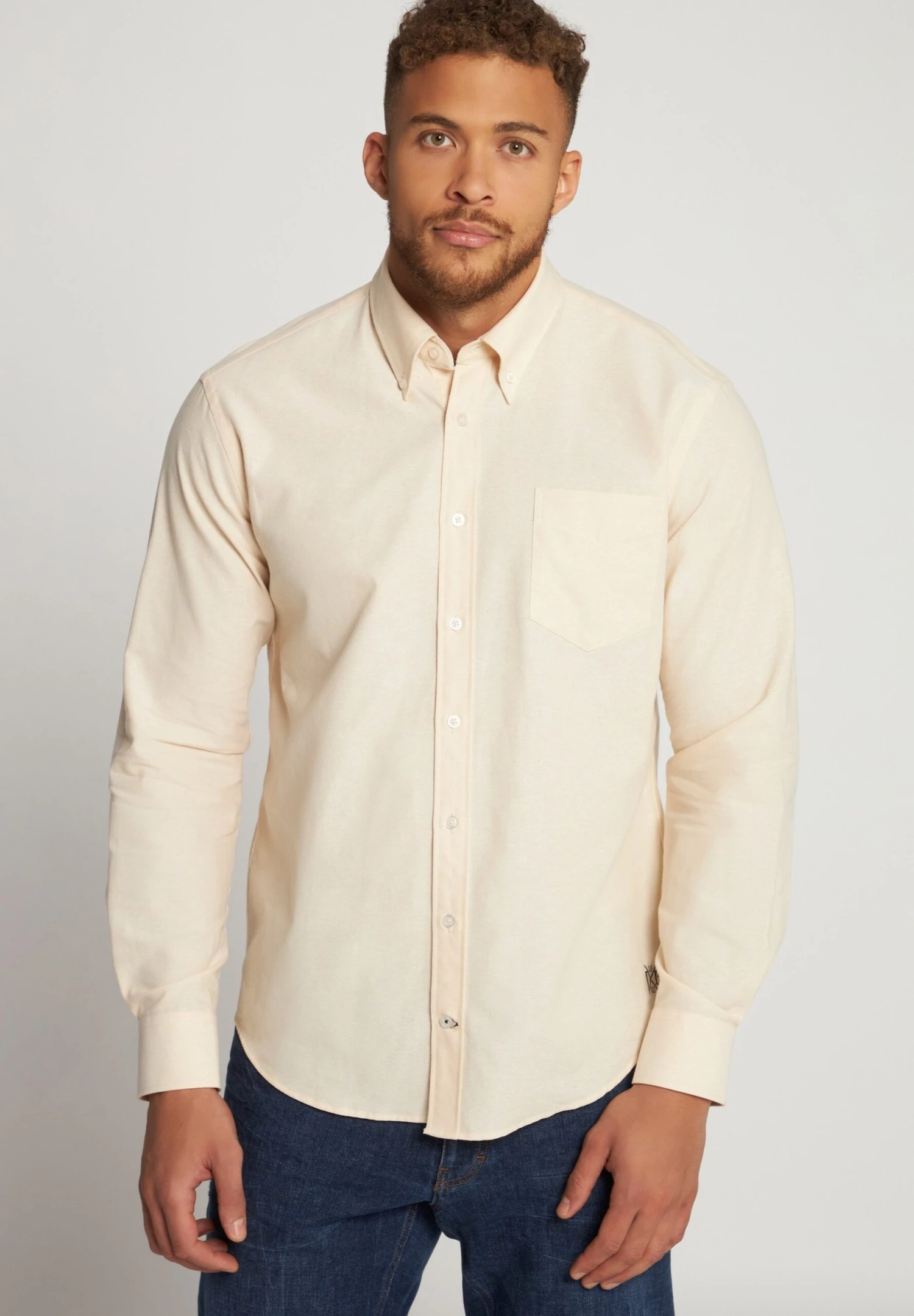 JP1880 Overhemd - Sand 1 JP1880 Overhemd - Sand