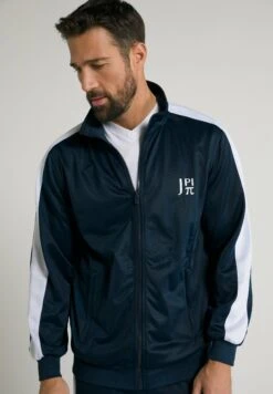 JP1880 Sweater Met Rits - Dunkelblau
