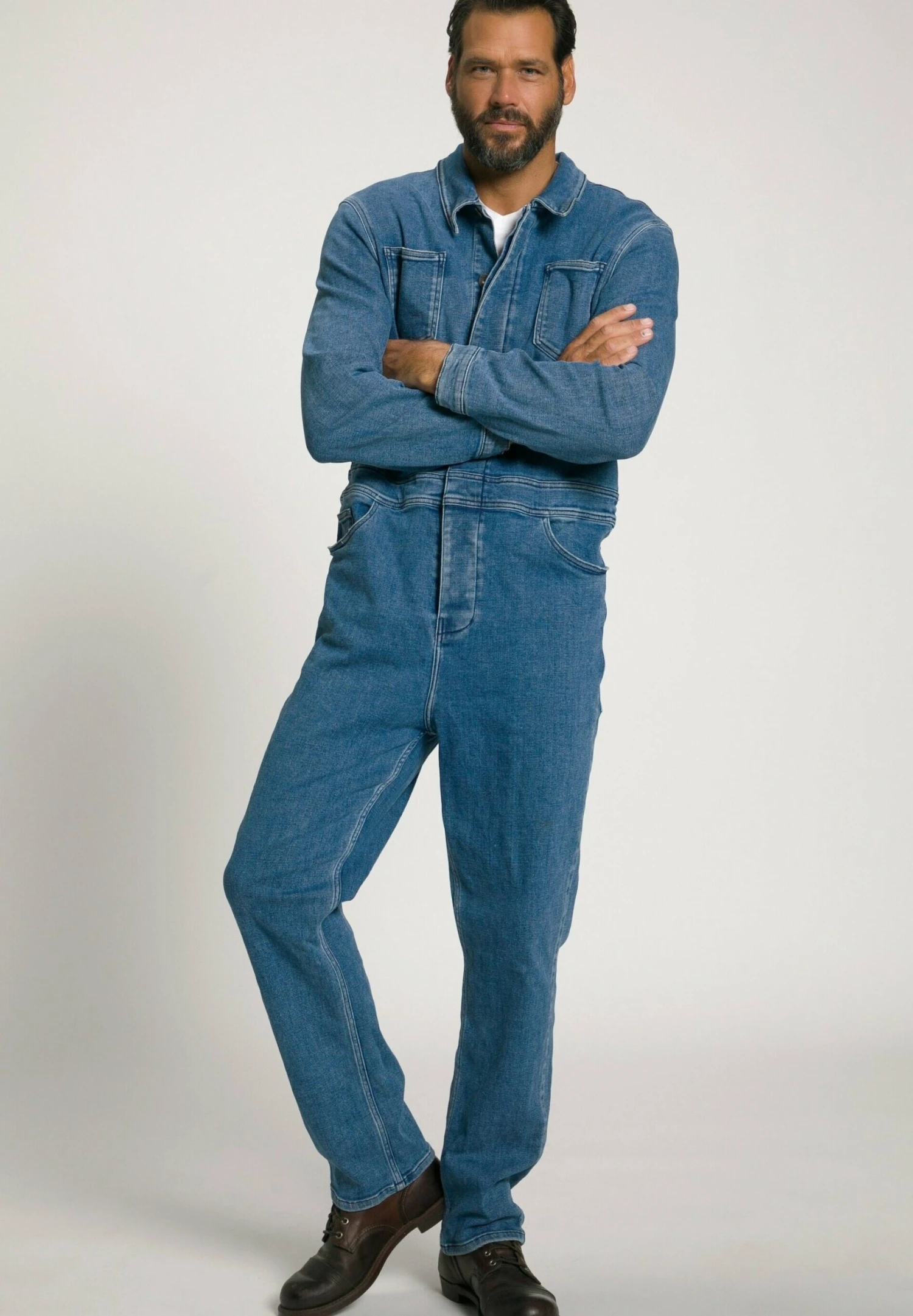 JP1880 Straight Leg Jeans - Bleached Denim 2 JP1880 Straight Leg Jeans - Bleached Denim - Afbeelding 2