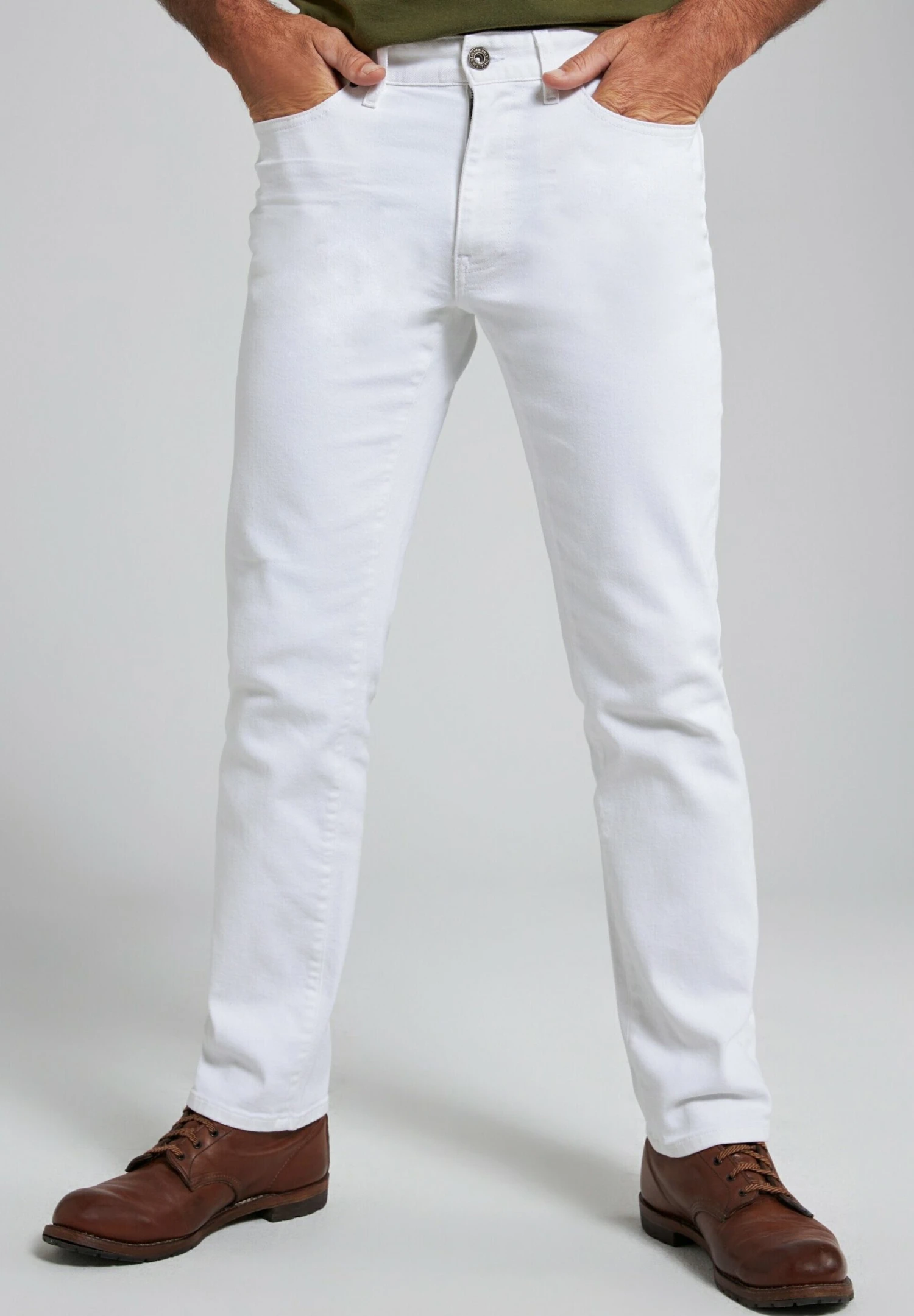 JP1880 Straight Leg Jeans - Schneeweiß 1 JP1880 Straight Leg Jeans - Schneeweiß