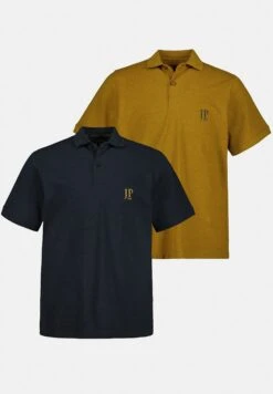 JP1880 Poloshirt - Jaune Mais, Bleu Marine -JP1880 Winkel cfca5992dfa44ea5bdbe28a352b3b055