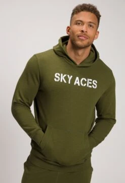 JP1880 Sky Aces - Hoodie - Moosgrün -JP1880 Winkel d0a4abb0caf143e689b83806b2493ad4