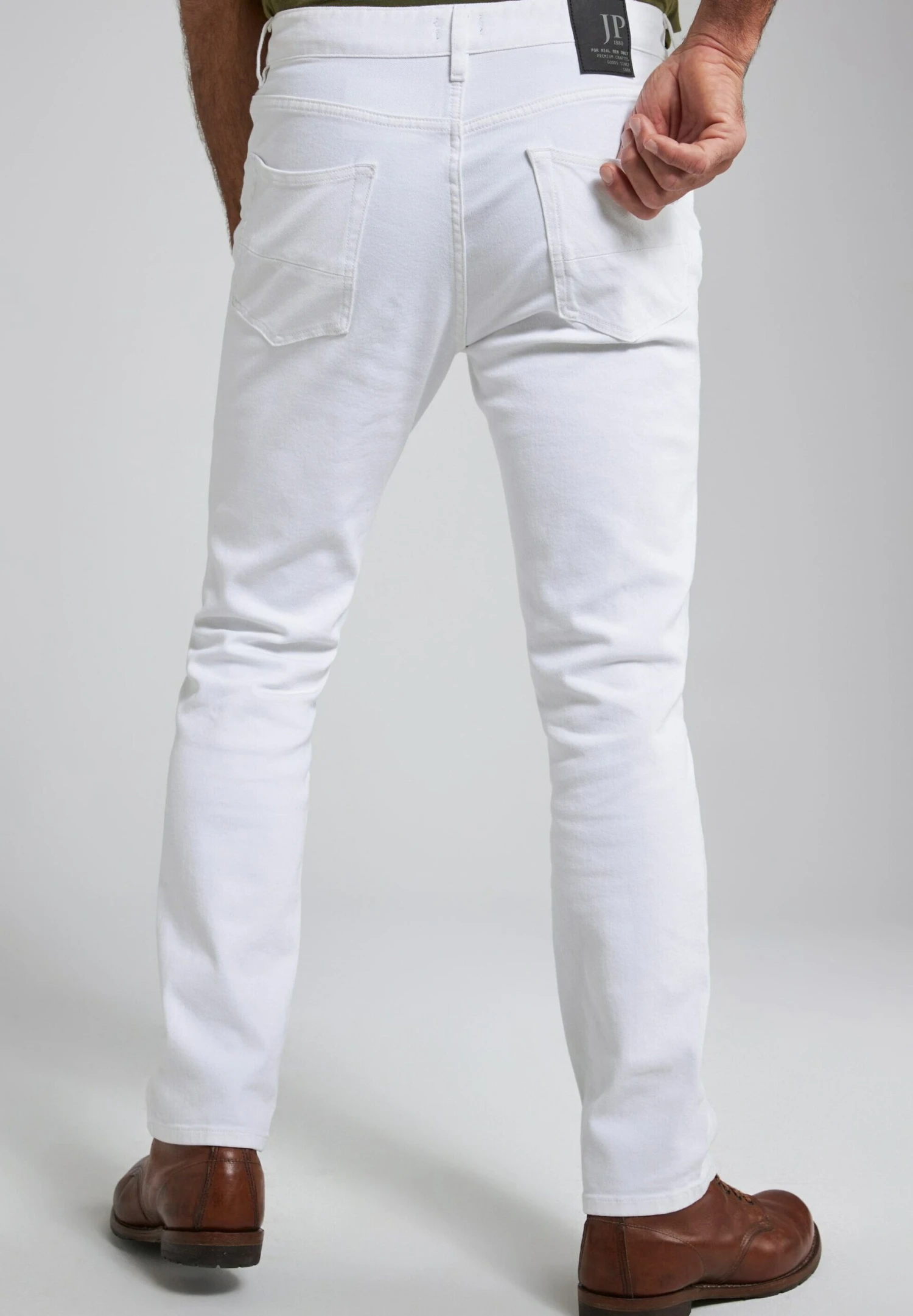 JP1880 Straight Leg Jeans - Schneeweiß 2 JP1880 Straight Leg Jeans - Schneeweiß - Afbeelding 2