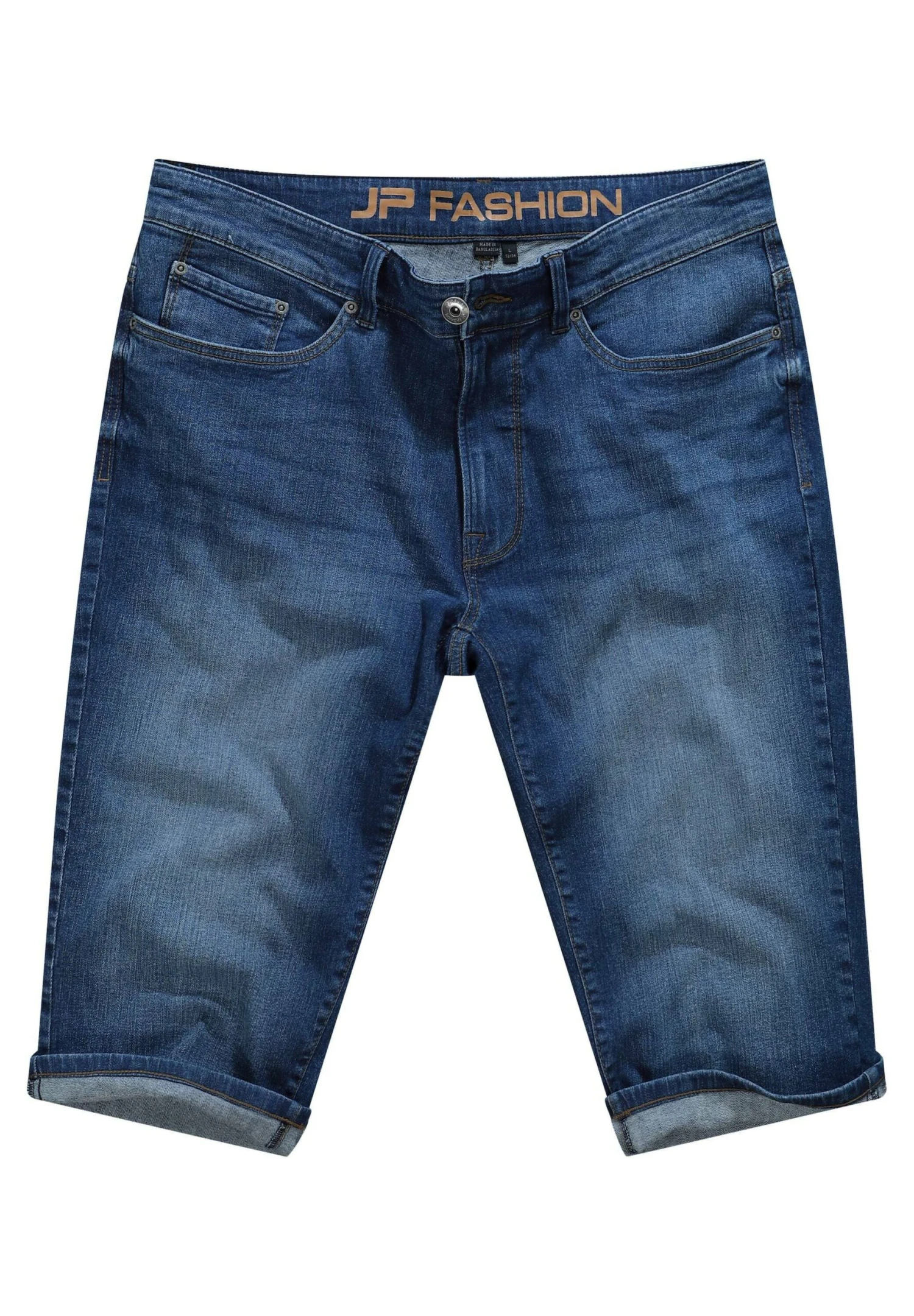 JP1880 3 4-Powerstretch 5-Pocket - Jeansshort - Dark Blue Denim 4 JP1880 3 4-Powerstretch 5-Pocket - Jeansshort - Dark Blue Denim - Afbeelding 4