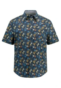JP1880 Halbarm Allover Print Buttondown-KragenModern Fit - Overhemd - Navy Blau 5 JP1880 Halbarm Allover Print Buttondown-KragenModern Fit - Overhemd - Navy Blau -JP1880 Winkel d5b2368f8dae42a3868f1f5e31f63e24