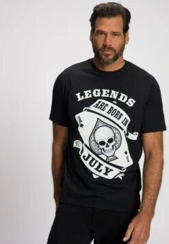 JP1880 T-Shirt Print - Schwarz