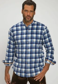 JP1880 Folklore Modern Fit - Overhemd - Navy Blauw