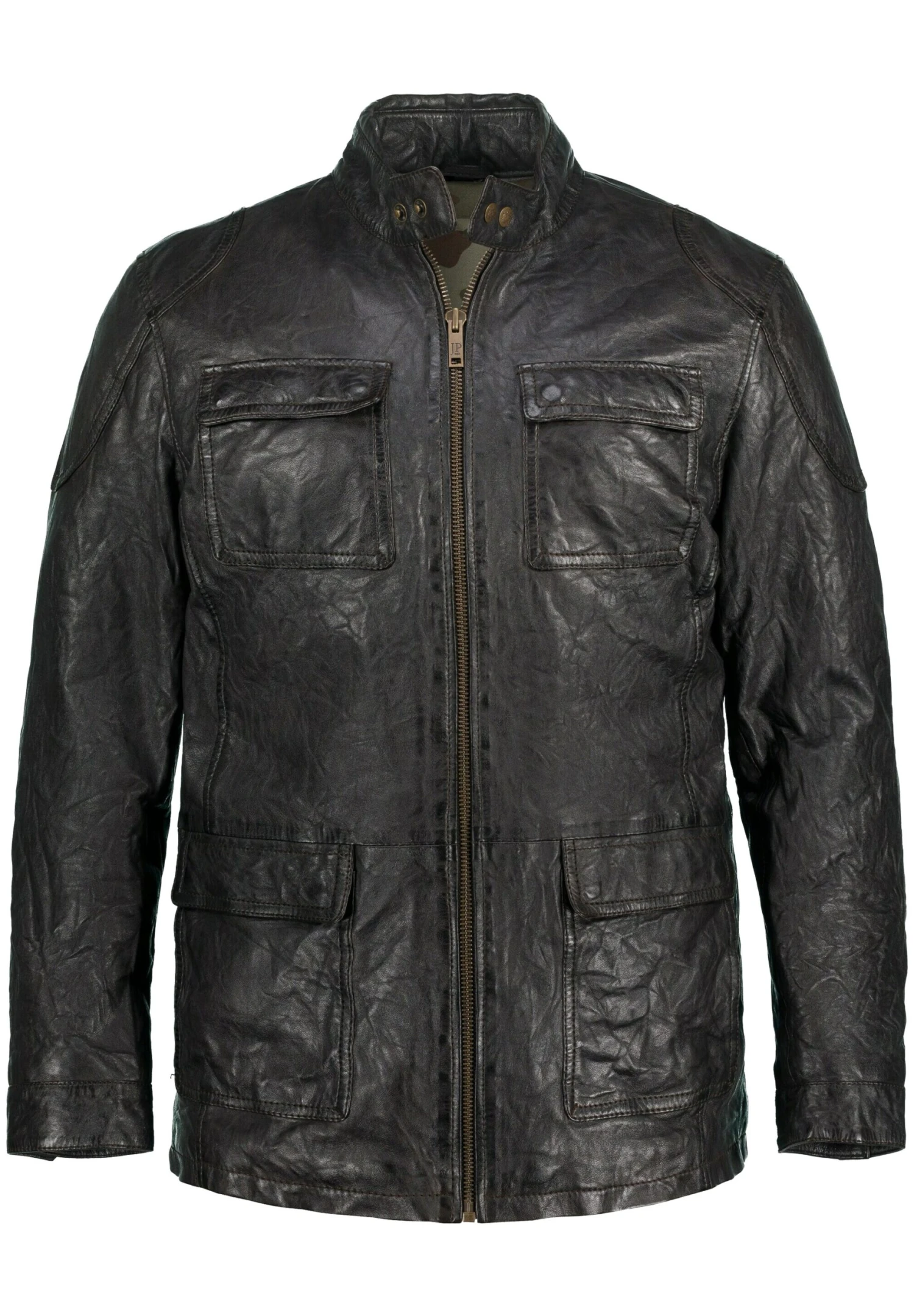 JP1880 Leren Jas - Brun Noir 4 JP1880 Leren Jas - Brun Noir - Afbeelding 4