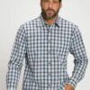 JP1880 Long Sleeve Plaid - Overhemd - Grey -JP1880 Winkel d94d3cf3f53743028da7196f04859412
