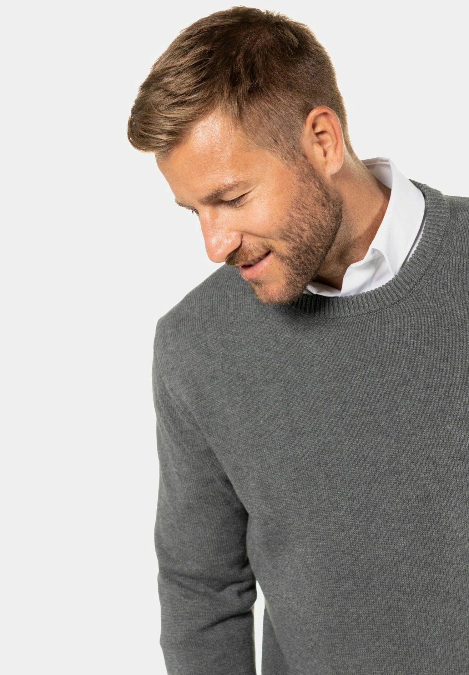 JP1880 Trui - Grau Melange 2 JP1880 Trui - Grau Melange - Afbeelding 2